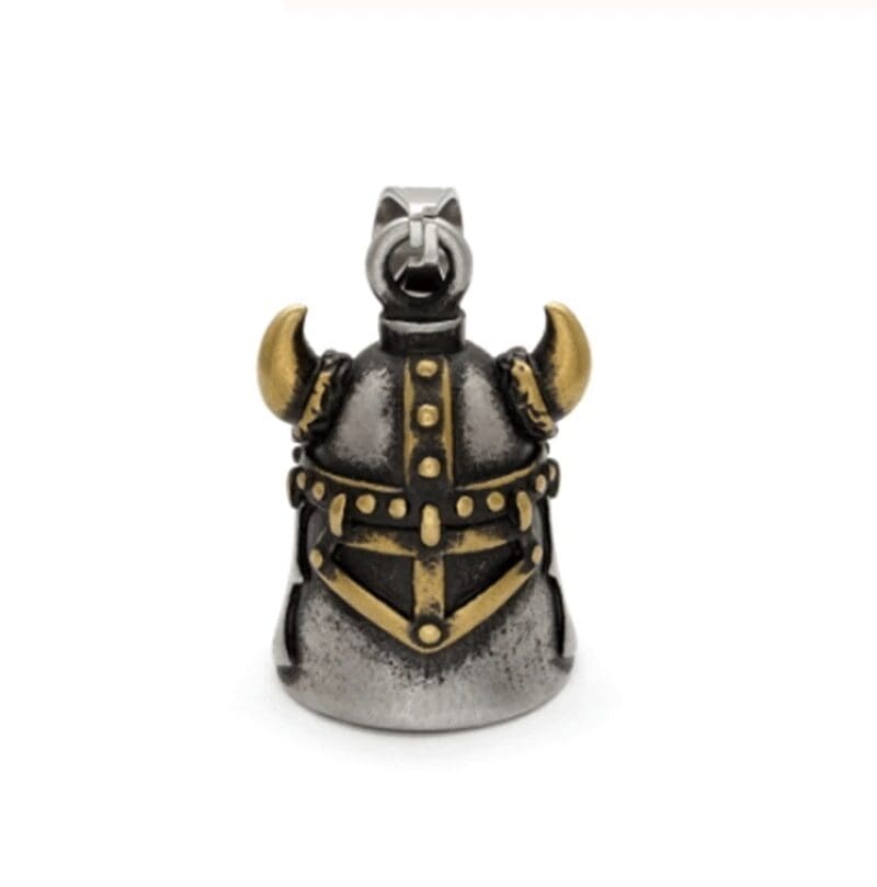 Grelot Protecteur Moto – Design Viking Odin 3D, Alliage Zinc Antirouille – Porte-bonheur Pour Motard - 10