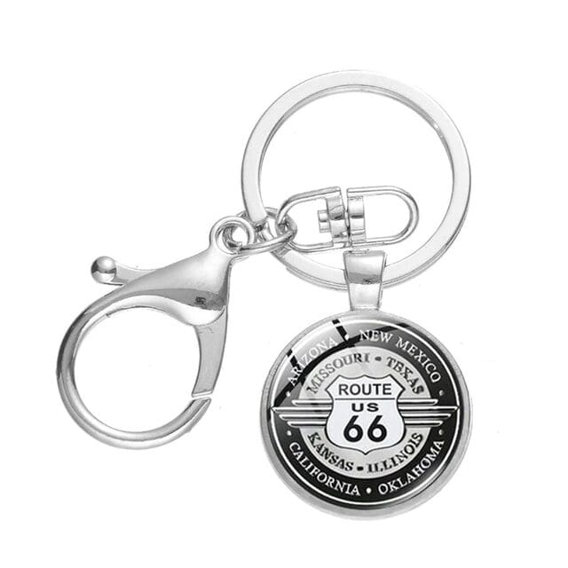 Porte-clé Vintage Mitchell – Souvenir R. Milville Au Père De La Brême