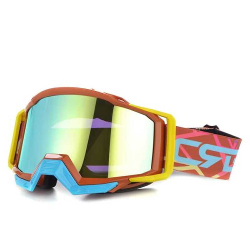 Daisan Lunettes Moto Homme - Protection UV 100% Verres Incassables Polycarbonate Motard