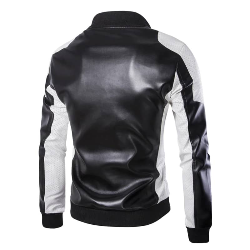 Veste Moto Cuir Noir Roberto Cavalli - 100% Cuir, Taille Régulière, Neuve étiquetée
